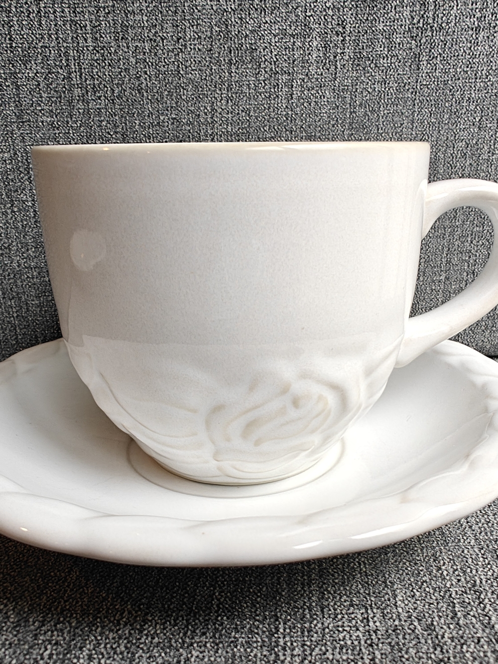 Vintage Christian Dior French Country Rose Teacup & Saucer Set + 2 Extra Saucers